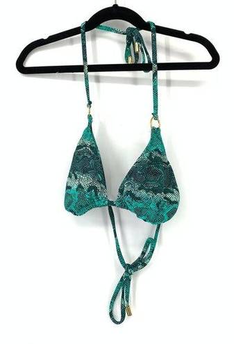 Radio Fiji  Women's Sz S/M Snakeprint Bikini Two Piece Sets Green *READ