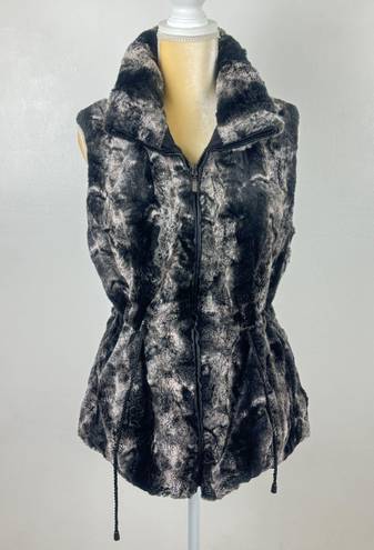 Gallery Reversible Faux Fur Vest