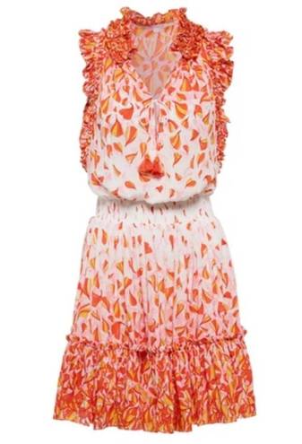 Poupette St. Barth  Triny Printed Mini Dress Pink Petale