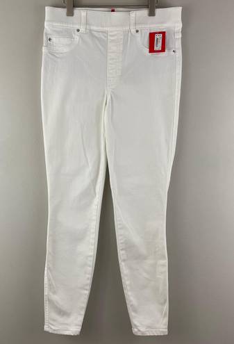 Spanx White High Waisted Shaping Stretch Denim Ankle Skinny Jeans NEW