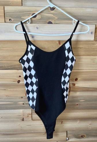 PaperMoon Checkered Bodysuit