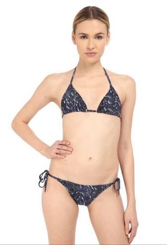 Proenza Schouler • Classic Triangle bikini blue black string