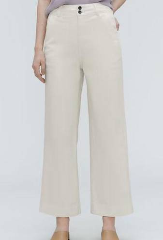 Everlane NWT  The Wide Leg Crop Pant in Bone