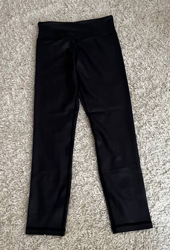 Zyia Active Faux Leather 7/8 Leggings Size 6/8