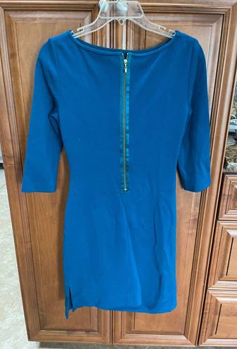 St. John knit blue dress size 2