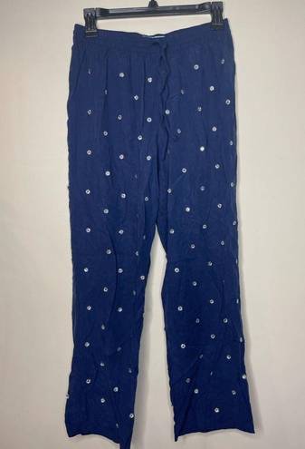 Hill House  Navy Jeweled Jammie Bottoms, sz S