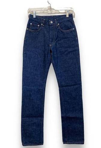Helmut Lang  Women's Classic Denim Italian Cut Jeans Button Fly Rigid Size 25