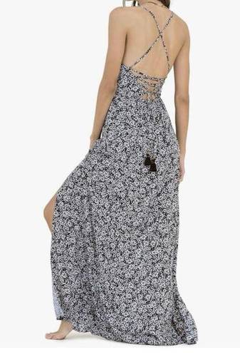 Maaji  Women's Long Dress, Sundress, Navy/White floral, Size Small, B80, NWT, $85