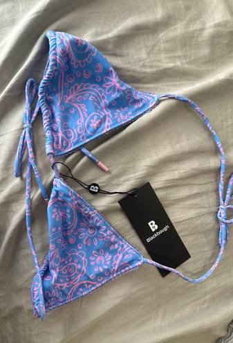 Blackbough Blue And Pink  Swim Top