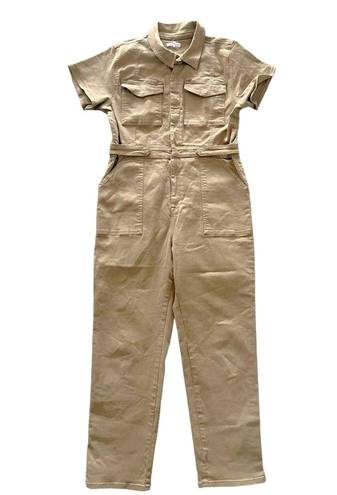 Good American  Fit For Success Jumpsuit, Khaki Size 5 (2X) New with Tag