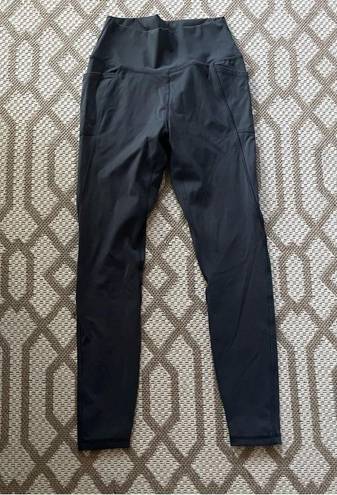 Gottex  dark charcoal grey 7/8 ankle leggings side pocket size small