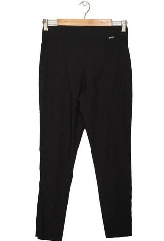 T Tahari New  Pull On Pants Slacks Stretchy Ankle Invisible Zipper Black S