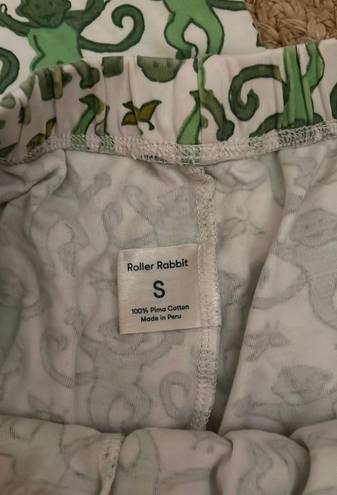 Roller Rabbit Green Monkey Short Pajama Set