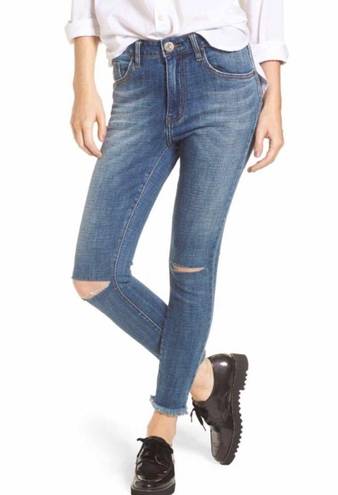 One Teaspoon  High Waist FreeBird II Stretch Fitted Leg Denim Jeans women’s 25