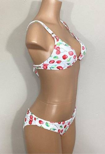 PilyQ New.  cherries bikini set. Small. MSRP $144