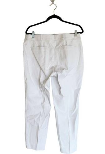 Spanx NWT  On-the-Go Ankle Slim Straight Pants  Classic White