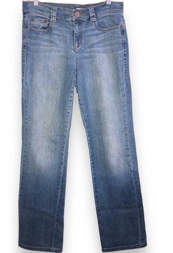 DKNY  Soho Jeans Medium Wash Mid Rise Flap Back Pockets Y2K Stretch woman’s 8