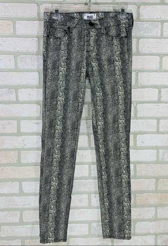 Paige  Verdugo Ultra Skinny Jeans in Python Print Size 26