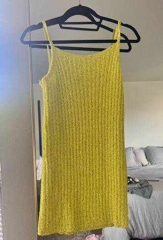 Rumored Yellow Palm Beach Mini Dress Size XS