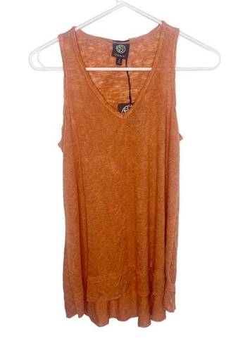 Bobeau  rust terracotta knit tank top lightweight size small NWT