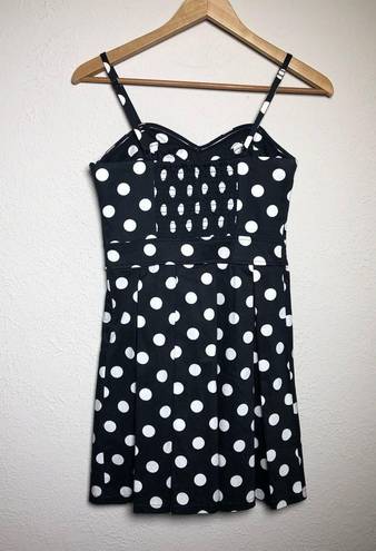 Marilyn Monroe  Black/White Polka Dot A Line Dress