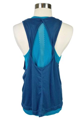 Tangerine Active 2 in 1 Blue Tank Top