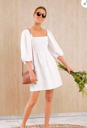 Tuckernuck  Annie Smocked Linen Dress