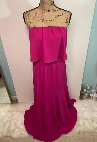 Impeccable Pig Strapless Maxi Dress Size S