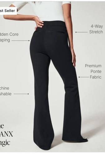 Spanx  The Perfect Pant Hi Rise Flair in Black size 1X