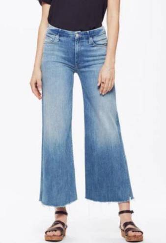 MOTHER Denim  The Roller Crop Snippet Fray in Well Played Size 26