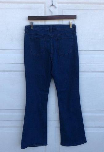 Banana Republic  Womens Jeans Blue Denim Wide Leg Stretch Size 8