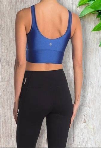 Gottex  Silhouette Bralette in Shine Sapphire XS