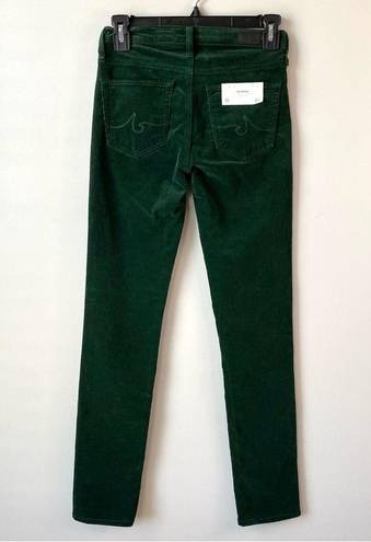 AG Adriano Goldschmied  The Prima Corduroy Cigarette Leg Jeans Green 24