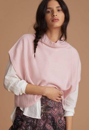 Pilcro  Anthropologie 100% Sleeves Cashmere Sweater in Pink size Medium E0832