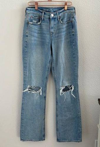 American Eagle  '90's Boot Cut Distressed Denim Jeans 0