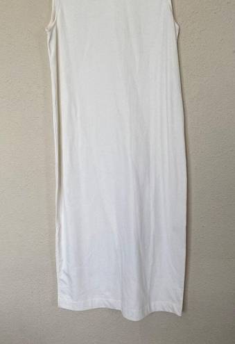 Everlane  The Organic Cotton Weekend Tank Dress Canvas Women white midi size S