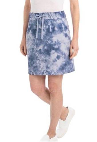 Hilary Radley  Women’s Pull-on Skirt, Periwinkle Combo, Size Large NWOT