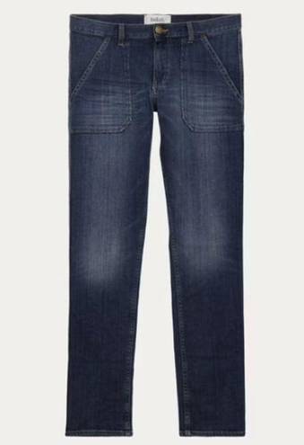 Ba&sh  Sally Straight Jeans Handbrushed Blue