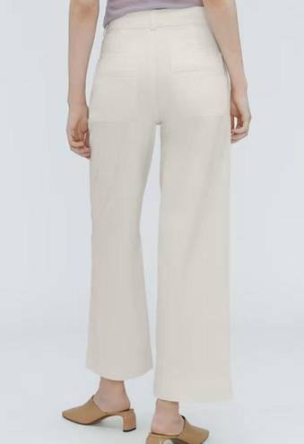 Everlane NWT  The Wide Leg Crop Pant in Bone