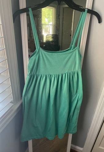 Teal Sundress/ Beach Cover Up Blue