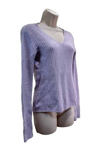 The Row  Made in USA LILAC knitted ribbed sweater