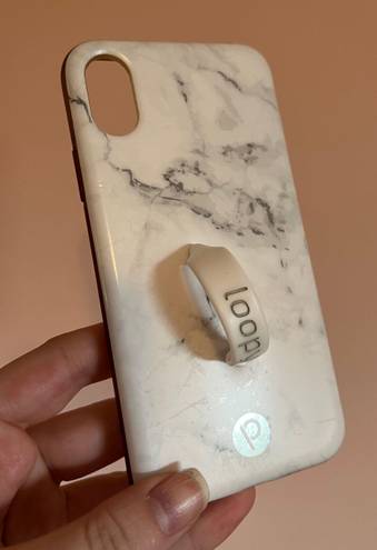 Loopy White Marble  Case