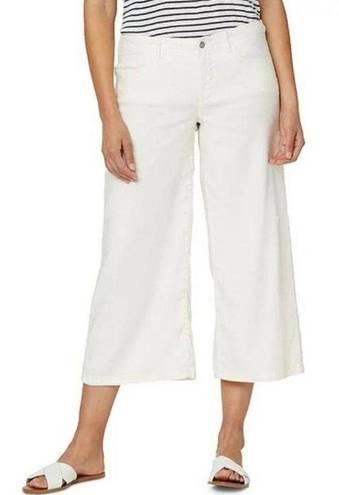 NYDJ  Womens Linen Cropped Wide Leg Pants size 10 NWT (b17)