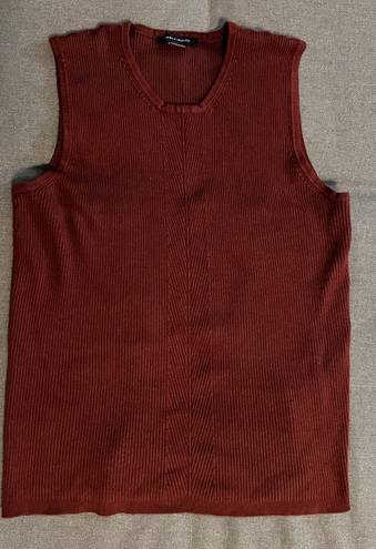 Tommy Hilfiger Red Ribbed Vest