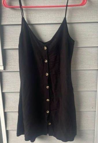 Divided  black mini dress size 6