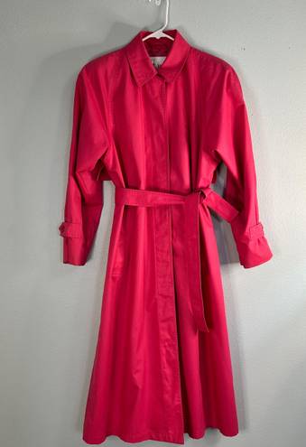 London Fog Vintage  Pink Trench Coat