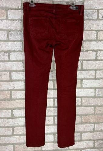 Paige  Skyline Skinny Jeans in Brick Size 28