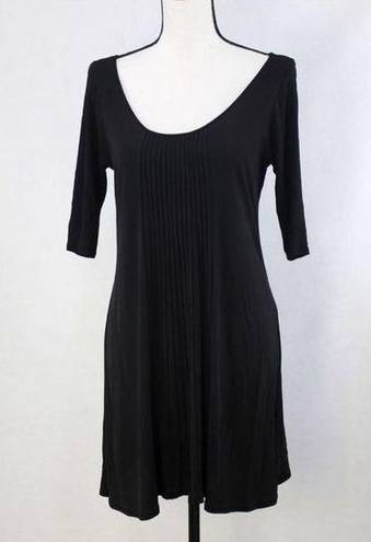 Eileen Fisher  100% silk 3/4 length sleeve sweater dress