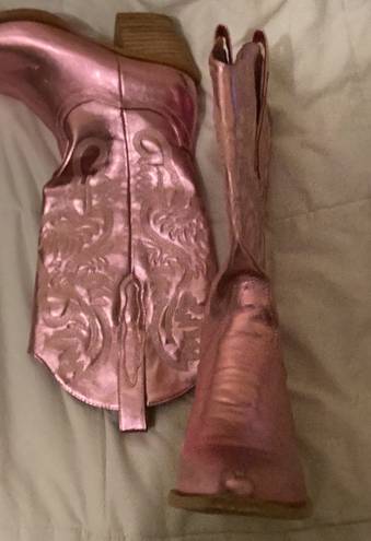 Cowboy / Cowgirl Boots Pink Size 6