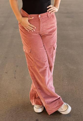 American Eagle Pink Corduroy Pants